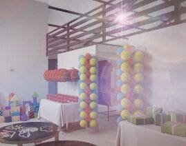 Chá de revelação realizado no Espaço 606 Eventos em Piracicaba
